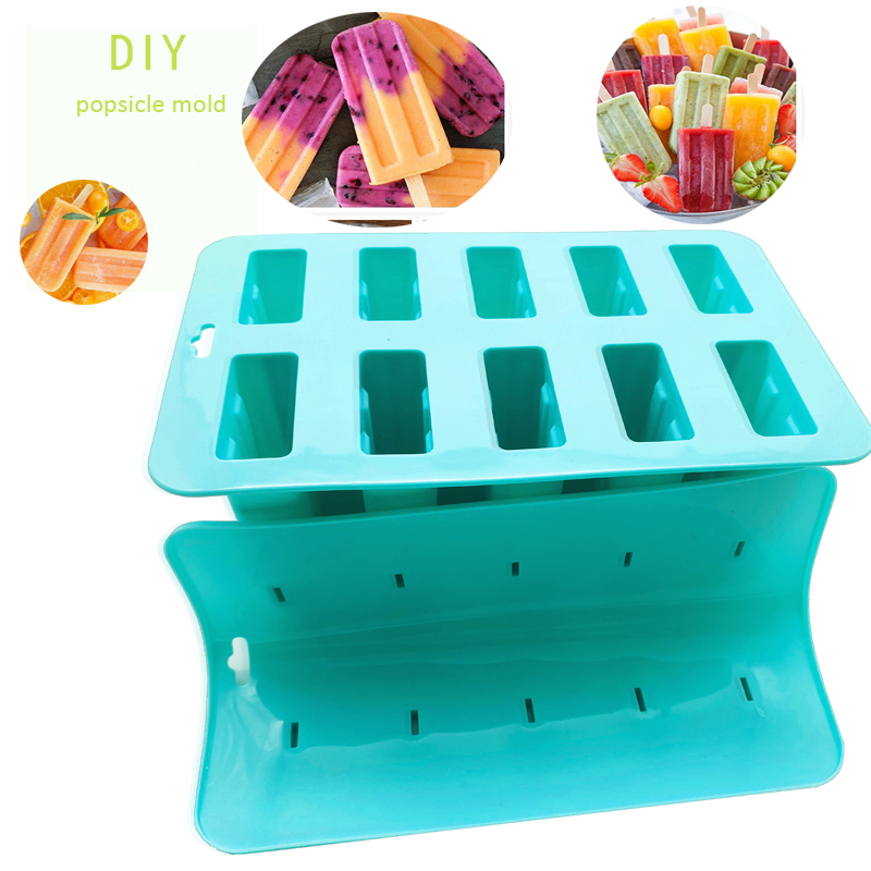 Пищевого класса bpa бесплатные силиконовые кубики льда силиконовая форма для льда «эскимо плесень