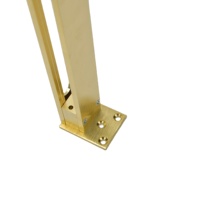 Pieds de meubles sur mesure de luxe pour armoires, canapés, meubles TV et tables basses, en métal, avec support de pied