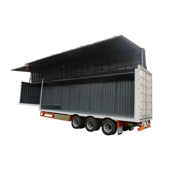 WS 30/40 Tons Logistics Single Wing Van Semi Trailer