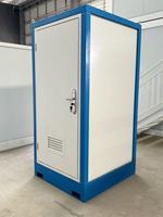 Unité Sanitaire Mobile Moderne et Respirante en Conteneur Préfabriqué pour Toilettes Publiques et Cabines WC