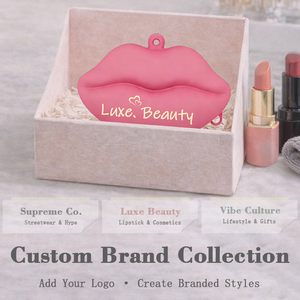 Wholesale Custom Logo Silicone Lip Coin Purse <b>Mini</b> Zipper Wallet Cute Small Change <b>Pouch</b> Bag for Women Girls Fashion Gift - Product Image 5