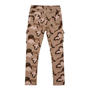 Pantalones Vaqueros Ajustados con Estampado de Camuflaje Desértico, con Múltiples Bolsillos Tipo Cargo, para Uso Diario y Estilo Urbano - Product Image 4