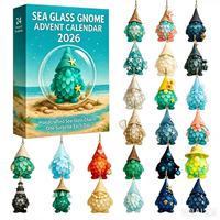 Calendrier de l'Avent pour les Amoureux des Chats 2026, Compte à Rebours de Noël de 24 Jours avec 24 Décorations d'Arbre en Acrylique 2D Mignonnes en Forme de Chaton