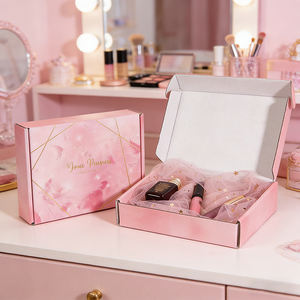 Boîte cadeau rigide UV écologique et recyclable en carton ondulé avec logo personnalisé, moderne et luxueuse, pour cosmétiques et produits de soin de la peau - Product Image 3