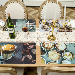 Mantel <span class=keywords><strong>Individual</strong></span> con Diseño Floral para Mesa <span class=keywords><strong>de</strong></span> Comedor, Mantel <span class=keywords><strong>de</strong></span> Plástico para Mesa <span class=keywords><strong>de</strong></span> Cocina - Product Image 4