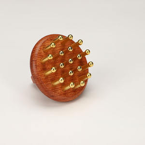 Éxitos de Venta 2025 Peine de Madera Gua Sha para Masaje del Cuero Cabelludo Desintoxica y Mejora el Flujo Sanguíneo Masajeador Facial para Aplicación en la Cabeza - Product Image 3