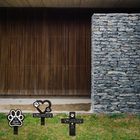 Pet Memorial Fournitures Funéraires Cimetière Plaque Funéraire Chien Empreinte Insérer Jardin Cour Décoration