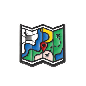 Insignia Personalizada <span class=keywords><strong>de</strong></span> Metal Esmaltado con Diseño <span class=keywords><strong>de</strong></span> Boleto <span class=keywords><strong>de</strong></span> <span class=keywords><strong>Avión</strong></span> <span class=keywords><strong>para</strong></span> Viajes y Aventuras - Product Image 2