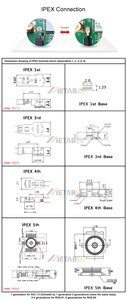 SMA <strong>to</strong> UFL U.FL HSC MHF MHF4 90 Degrees Female Male PCB Bulkhead 15CM RF 1.13 Coax Cable Antenna Adapter Assembly - Product Image 6