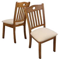 Housse de Siège de Chaise Forchher 1 Pièce en Tissu Jacquard Extensible, Housse Amovible et Lavable pour Siège de Chaise d'Ordinateur sans Accoudoirs de Salle à Manger