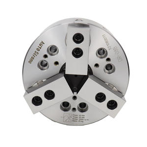 Mandrins hydrauliques à trois mâchoires à traction arrière d'origine Yichuan de Taïwan, DR-08, DR-10, DR-06, pour tours à métaux, en acier - Product Image 1