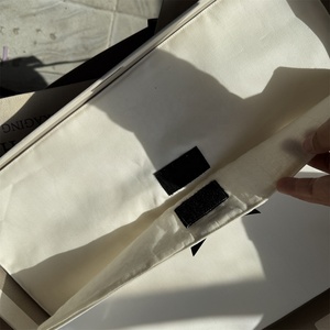 Organic Cotton Natural Color <b>Envelope</b> Bag Logo Screen Printed Recyclable Luxury New Style <b>Gift</b> Bag - Product Image 5