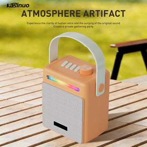 Altavoz Inalámbrico con Luz LED, Altavoz Portátil para Exteriores con Luz Cambiable, Altavoz de Escritorio Bombox 3 - Product Image 3