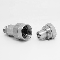 Vanne à clapet à vis de 3/8 \ "interchangeable avec raccord rapide haute pression série 3000 10000 Psi pour raccords de tuyauterie