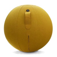 Chaise de balle d'exercice avec housse en feutre et poignée pour le yoga Balle assise confortable