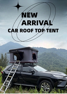 Tienda de techo de coche de camping 4x4 de alta calidad CE tienda de lona automática de carcasa dura para camión tipo de refuerzo recto para la venta - Product Image 5
