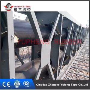 Malzeme taşıma için konveyör kayış silindiri boru kauçuk bantlı konveyörler - Product Image 4