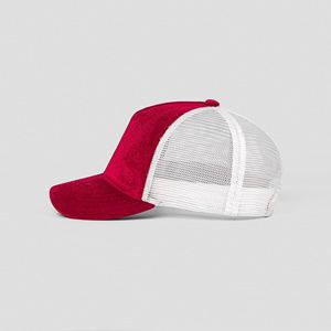 Casquette de baseball unisexe design en velours et maille, ensemble de 5 pièces, couleur unie, motif à pois, sportive, protection solaire, reconnaissance faciale - Product Image 5
