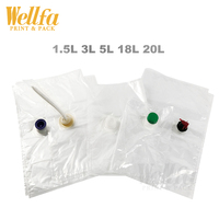 Fabricant personnalisé 1L 3L 5L 10L 20L Sacs à bavette Sauce Jus Café Lait Huile de cuisson Emballage de liquide Sac à valve dans une boîte