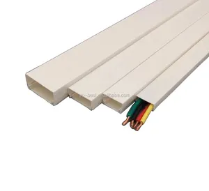 Good Insulation Custom Plastic Extruding Electrical Cable Tray PVC Slotted Network Cable Trunking Wiring Duct