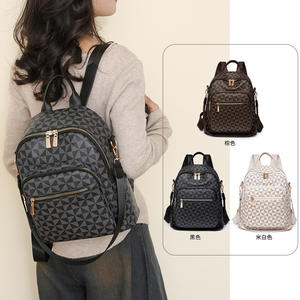 Mochila Vintage de Moda para Niña, Linda Mochila con Cierre, Mochila de PU para Viaje - Product Image 3