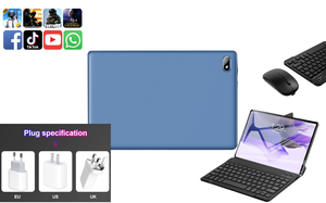 Tablet Praktis Android 13 8GB+512GB <span class=keywords><strong>TAB</strong></span> Laptop Tablet dengan Keyboard dan Mouse Gratis - Product Image 3