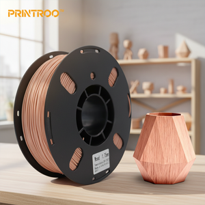 Filamento de PLA con Aspecto de Madera Fina PRINTROO, Acabado Lijado, Aromatizable, Tallable, Flujo Consistente, Rendimiento Confiable, 1 kg - Product Image 1