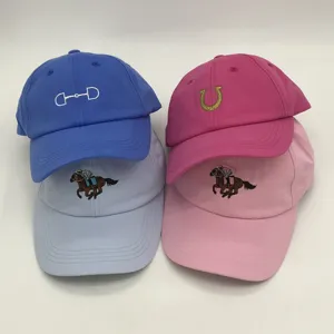 Custom Unstructured 6 Panels Dad Hat Custom Embroidery Cotton Dad Hat