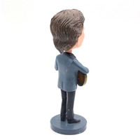 Figurine de tête de Bobblehead en résine Poly personnalisée, guitare, tableau de bord