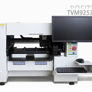 Machine de Placement Automatique à 4 Têtes avec Système Visuel à <span class=keywords><strong>2</strong></span> Caméras TVM925, Monteur de Puces SMT pour Ligne de Production LED BGA 220V - Product Image 1
