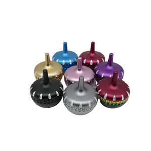 Nouveau modèle transfrontalier NP NP23001 – <span class=keywords><strong>Broyeur</strong></span> manuel gyroscopique moderne en alliage d'aluminium, à dents affûtées, forme ronde, en métal - Product Image 2