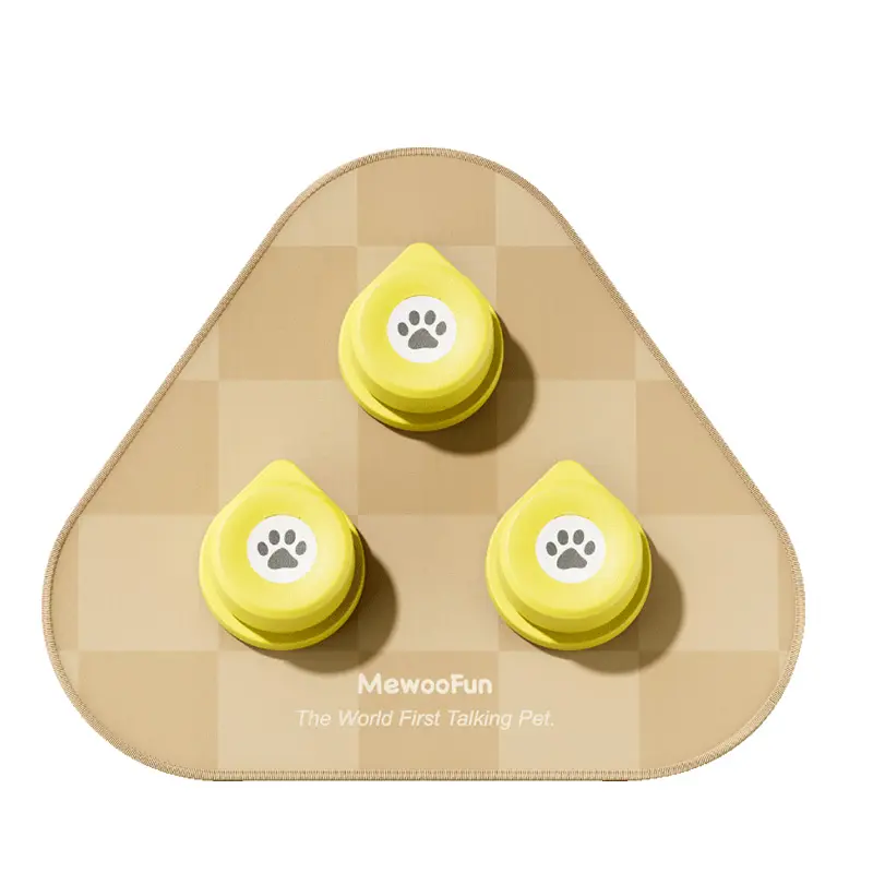 MewooFun, nuevo diseño, juego de botones parlantes para mascotas, potente botón parlante para perros, botones para hablar para perros, juguete personalizado para mascotas