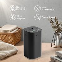 Diffuseur d'huiles essentielles intelligent et portable sans eau, diffuseur d'aromathérapie, recharge USB, 4 niveaux de brume pour le salon