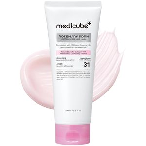 Masque capillaire réparateur Medicube Rosemary PDRN 200 ml, soin intensif pour cheveux abîmés - Product Image 1
