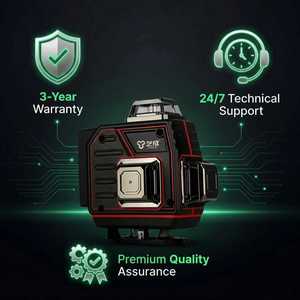 Niveau <span class=keywords><strong>laser</strong></span> <span class=keywords><strong>rotatif</strong></span> industriel DIY, faisceau lumineux vert 40m, batterie au lithium, portée 100m, précision 360 degrés, <span class=keywords><strong>laser</strong></span> ligne verte 12 points - Product Image 2