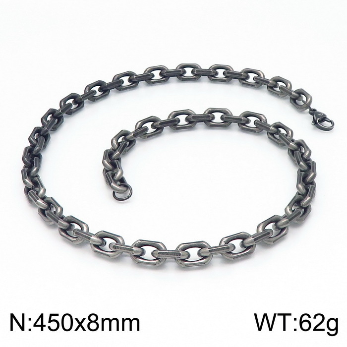 Collier noir bouilli 45cm = KN199170-Z