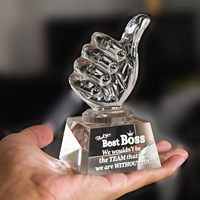 Pabrik Grosir Piala Kristal Kosong dengan Kotak Hadiah, Hadiah Pertemuan Tahunan, Penghargaan