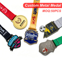 Personnalisation sur mesure de médailles de football 3D de grande taille, fabrication de médailles en or, trophée souvenir