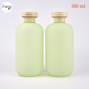 HDPE Soft Material Frosted <strong>Feel</strong> Fluffy Matte Empty Bottle Green Big Head Flip Cap Pressed Lotion Face Cream Face Mask Eye Cream - Product Image 2