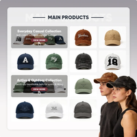 Gorras de 6 Paneles con Ribete en Contraste de Primera Calidad, Directo de Fábrica, Personalizadas con el Letra B Bordada, Estilo Urbano