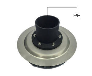 Pipa drainase siphonik atap bangunan struktur baja Outlet PE baja tahan karat Baffle cepat pengeringan Volume tinggi fleksibel - Product Image 4