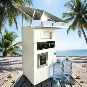 Máquina expendedora de agua con energía solar YISO, autoservicio, ósmosis inversa, antirrobo, función SDK para gestión remota en exteriores - Product Image 1