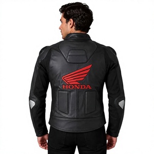 Chaqueta de Motociclismo Zonda para Hombre, Cuero Vacuno Genuino, Protección Nivel 2 CE con Hombro Reforzado - Product Image 2