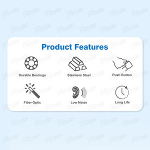 Manipolo in fibra ottica impianto dentale 20:1 contrangolo in acciaio inox Handpiece con testa staccabile - Product Image 6