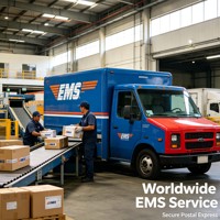 Service d'expédition express mondial EMS, expédition de colis postaux internationaux, livraison sécurisée de colis, solutions express mondiales fiables
