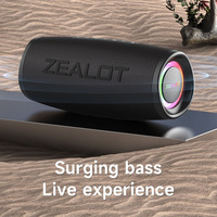 Nouvelle Enceinte Extérieure ZEALOT S56 40W 2026 avec Double Haut-parleur 66mm, Étanchéité IPX6, Batterie 8000mAh et Basses Puissantes