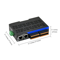 Módulo de E/S Mixto EtherCAT Industrial EIP, 8 Canales de Entrada Analógica, E/S Digitales NPN, Modelo EHS-43A, China, para Automatización TwinCAT