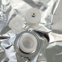 Sachet Doypack Personnalisé en Usine 3L-20L, Anti-fuite, Biodégradable, Qualité Alimentaire, pour Jus, Boissons, Vin, Lait, avec Couvercle Stérile en Feuille d'Aluminium
