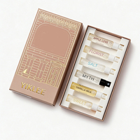 Emballage de flacon de parfum en papier texturé de qualité supérieure avec logo personnalisé, boîtes d'emballage pour flacons de 2 ml, 3 ml, 5 ml