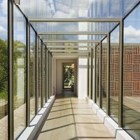 Véranda de luxe en verre trempé transparent, véranda de maison préfabriquée